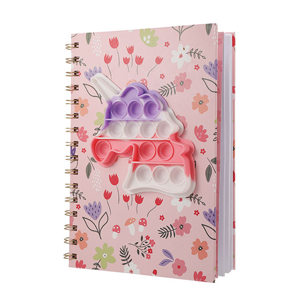 Strawberry Milk Glitter Planner Notebook